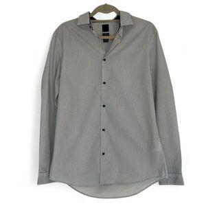 H&M Slim Fit Easy-Iron Button-Down Shirt Size M